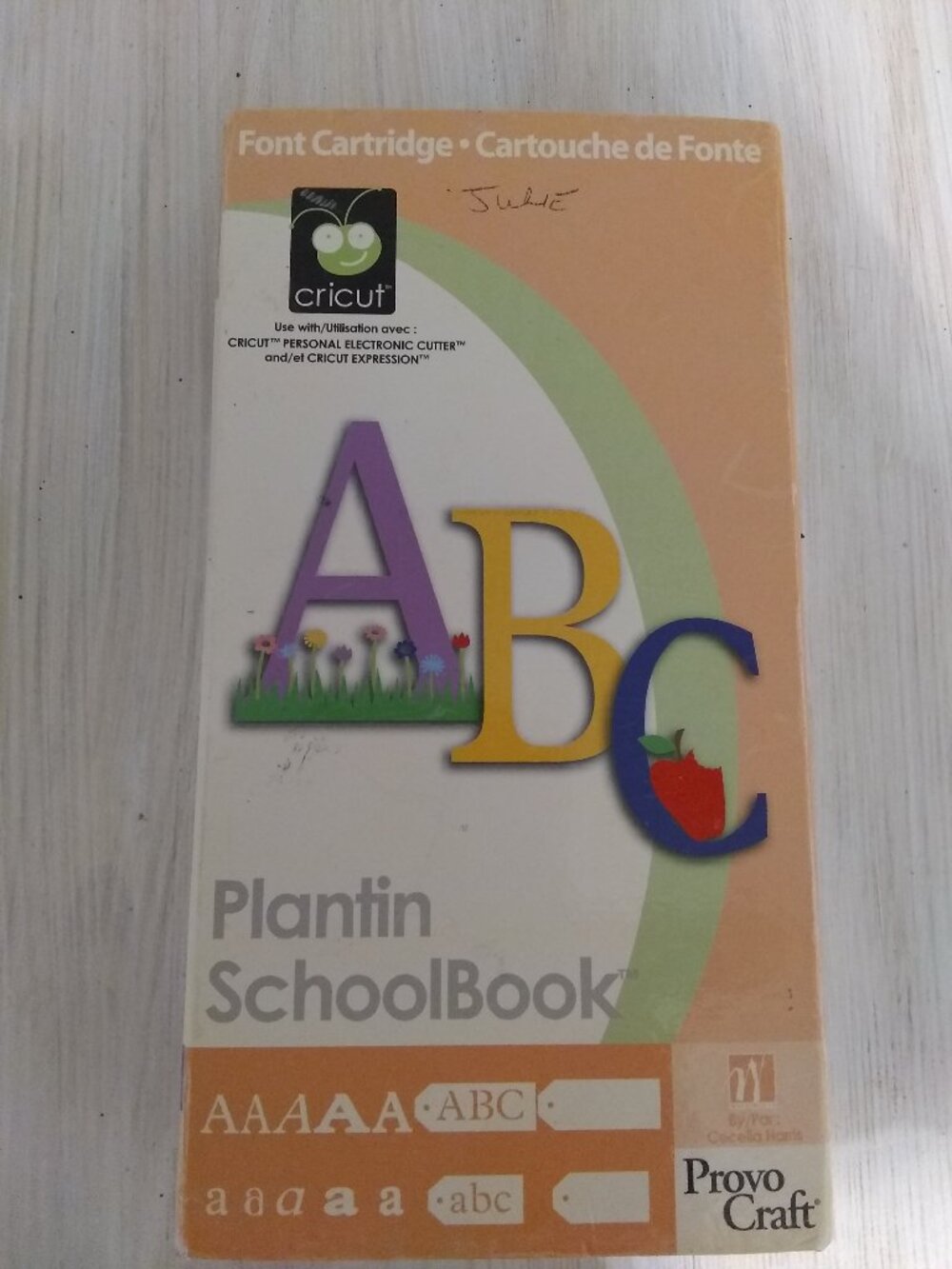Cricut Plantin Schoolbook